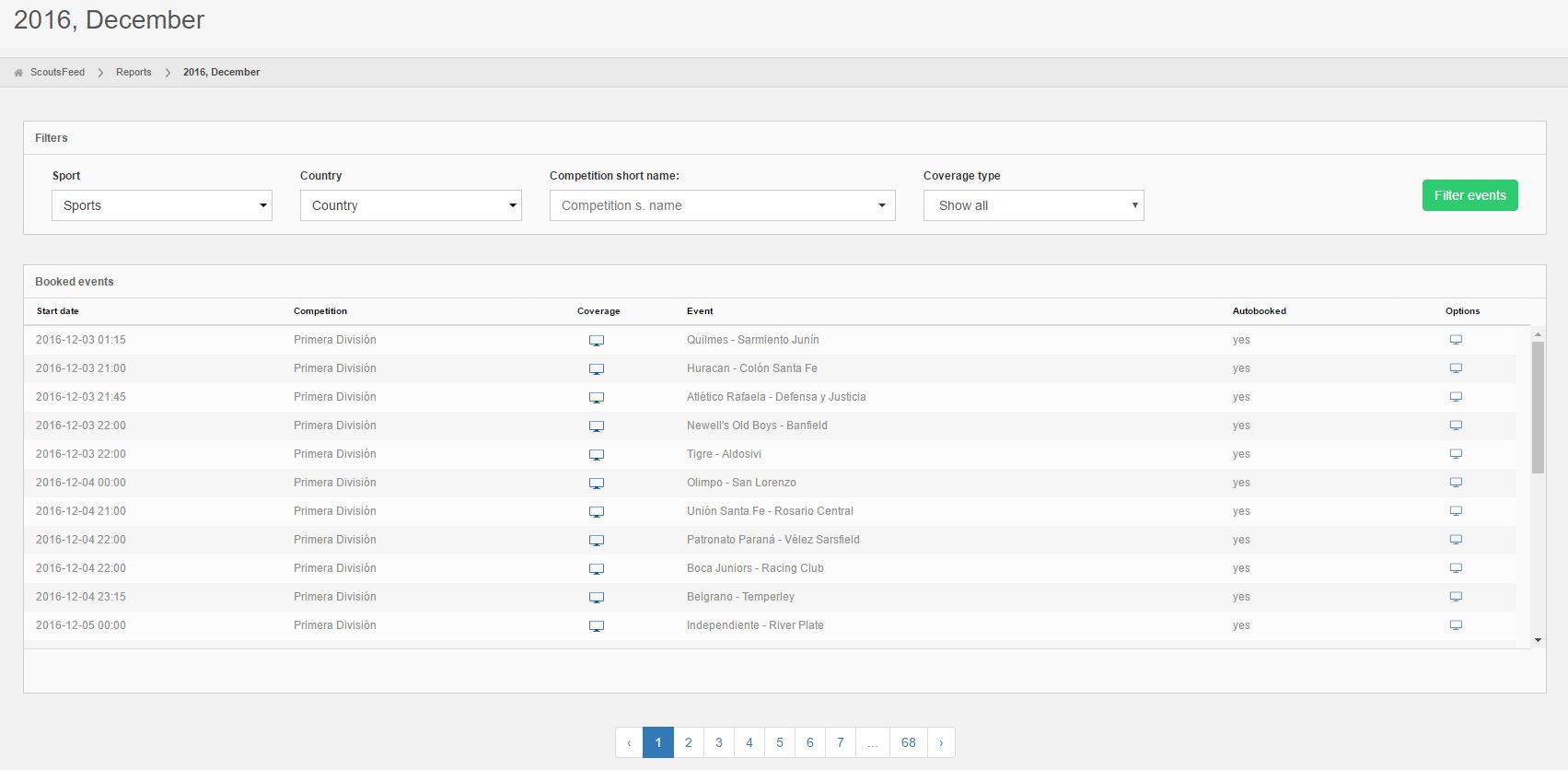 Reports | STATSCORE NEWS CENTER