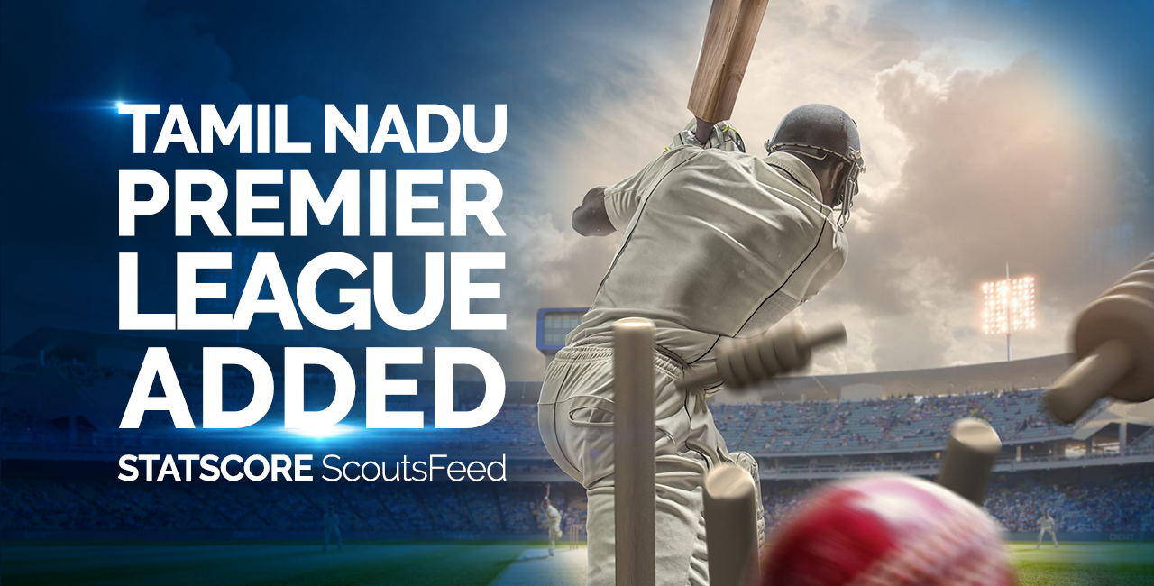 Tamil Nadu Premier League added to STATSCORE ScoutsFeed