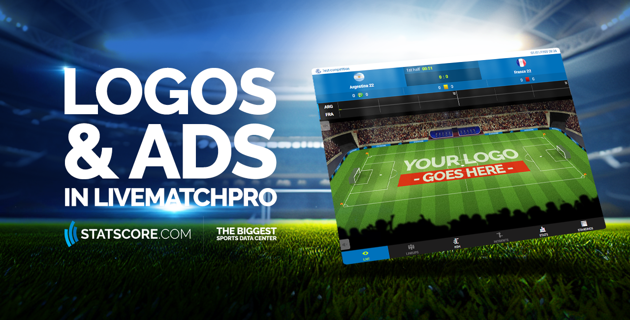 New ad monetization solution in STATSCORE LivematchPro - Logos and ads